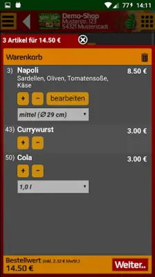 Bringbutler - Pizza, Pasta, .. android App screenshot 7