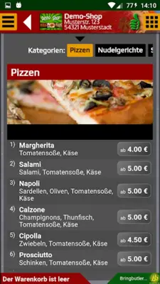 Bringbutler - Pizza, Pasta, .. android App screenshot 8